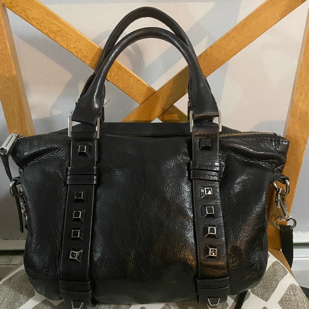 Studded Moto Satchel bag